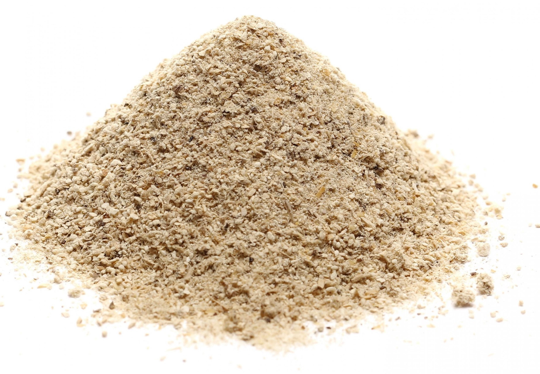 Shiitake,Mushroom,Powder,(sh),,Pile,Isolated,On,White,Background